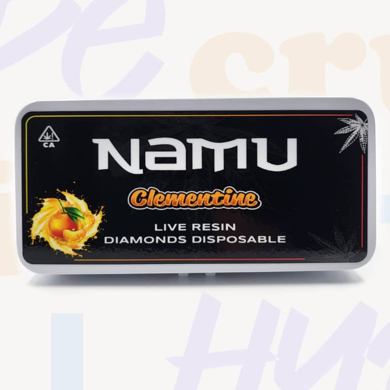 1 gram disposable vapes from Namuwith high-potency LIVE RESIN