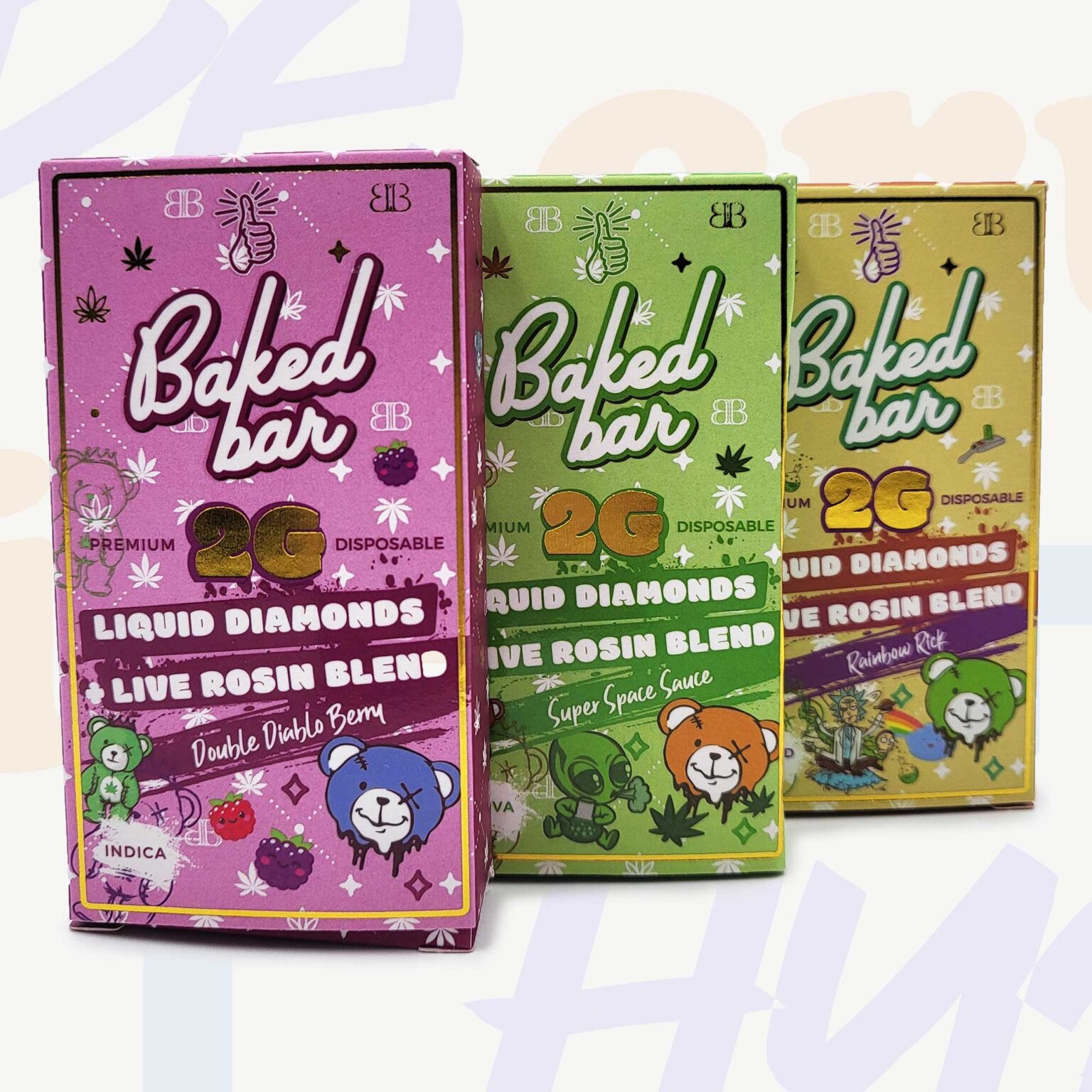 Baked Bars 2 Gram Disposable Vape Flybuds