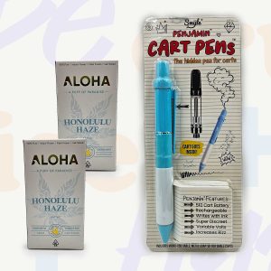 (2) Aloha 1 Gram Cartridges + Penjamin Battery